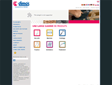 Tablet Screenshot of dimos.fr